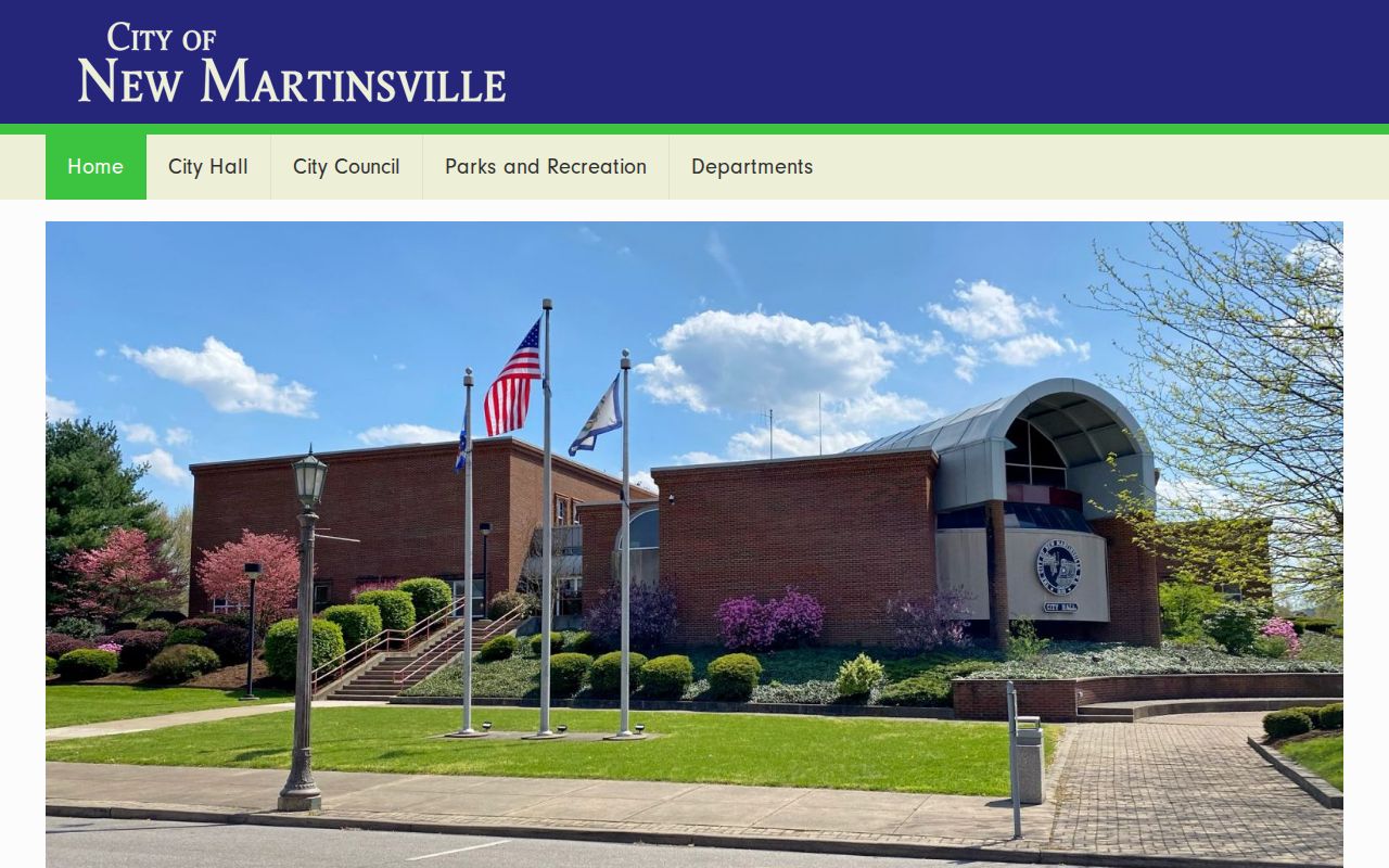 New Martinsville criminal records official city history page