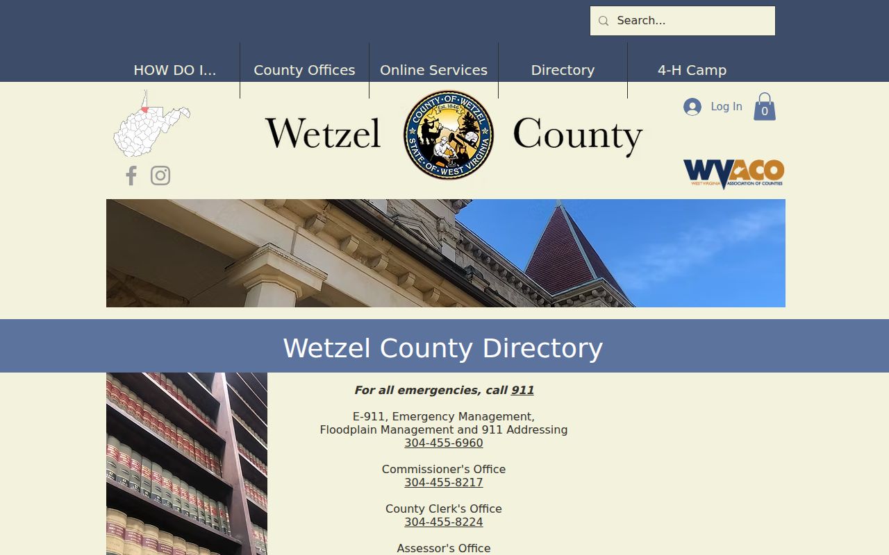 Pine Grove criminal history Wetzel County office directory