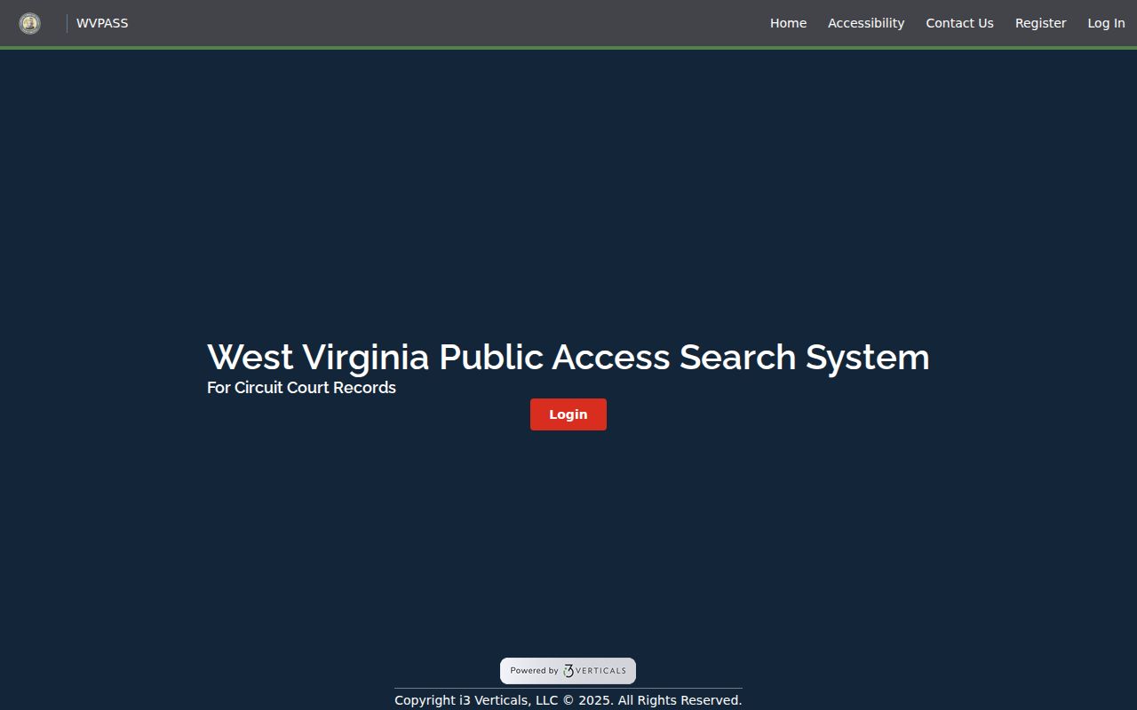 WV PASS search for Wetzel County criminal court cases