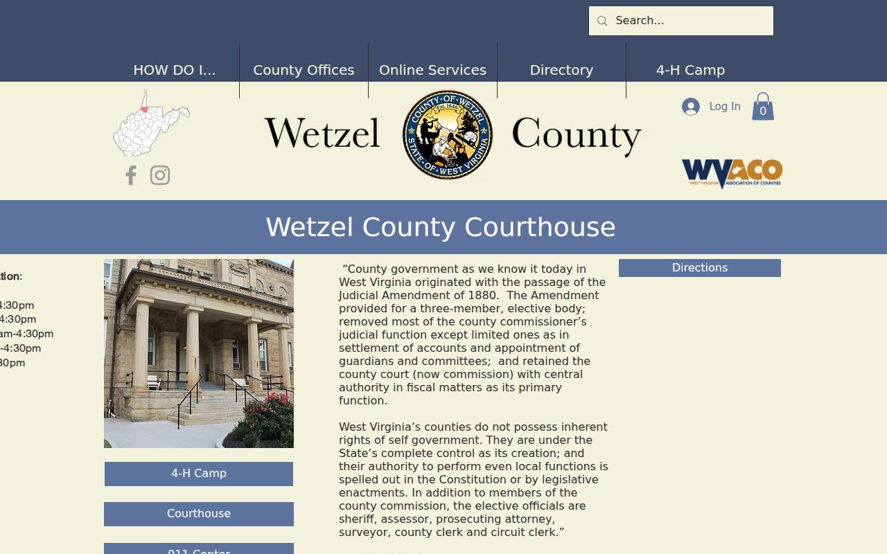 Wetzel County criminal history courthouse records source